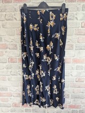 Joules Martha Skirt Blue Maxi Floral Posy Size 12