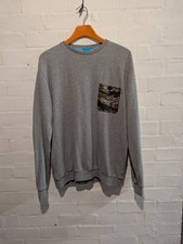 Mens King Reign Supreme Sweater Grey medium pullover