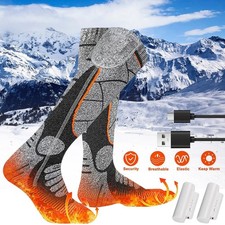 Rechargeable Heated Socks For Men Women Washable Electric Warming Sock NP2