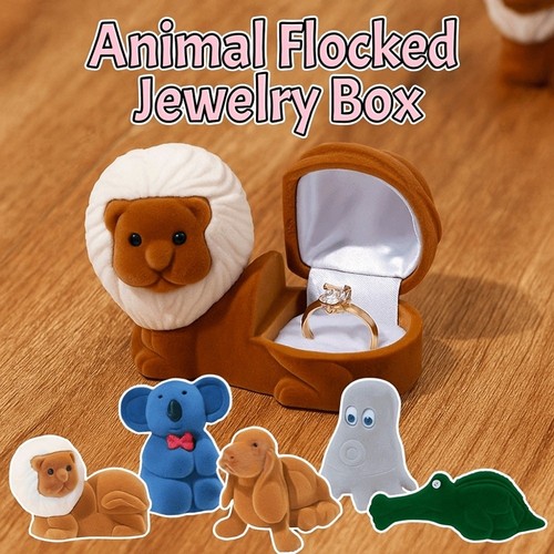 Animal flocked jewelry - flocked,