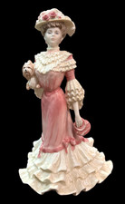 Rare Vintage Coalport Golden Age Georgina Bone China Figurine Unboxed SU687