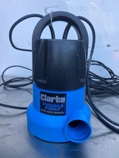 Clarke PSP125B 400W Puddle Pump + Auto Sensor 116l/min rated  UNTESTED