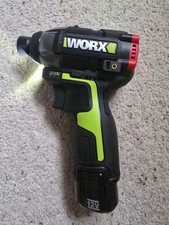 Worx WU132X 12V Green Pro Brushless Impact Driver – Opened to Check, Full Set