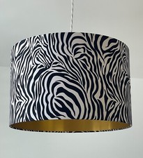Lampshade Black White Animal