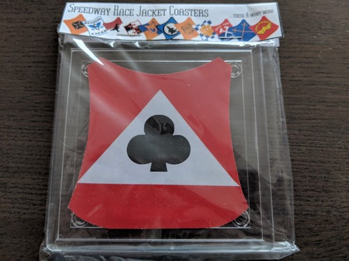 Speedway race jacket coasters - speedway,