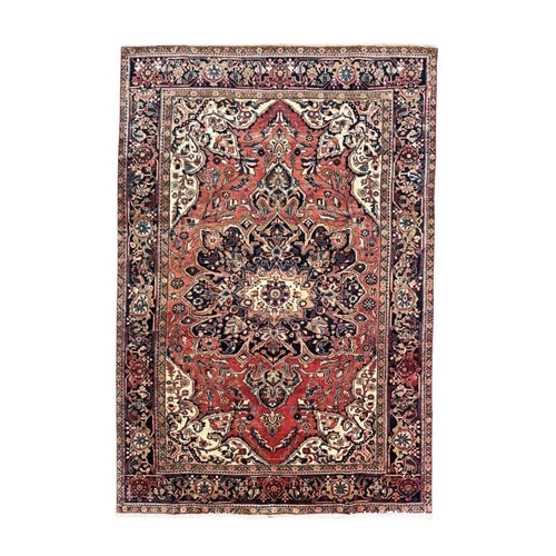 Vintage cleaned heriz - heriz, rug