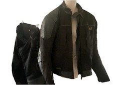 Hein Gericke Motocycle Jacket 50 & Trousers52 Sheltex Coldblack Removable