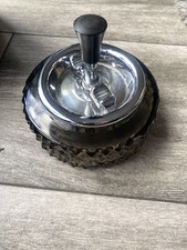 Retro Original Roulette Ashtray Made in Germany Spinning Ashtray Man cave Bar