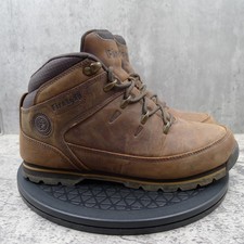 Firetrap Boots Men's UK 8 Rhino Brown Walking Leather Casual Lace-Up Ankle Shoes