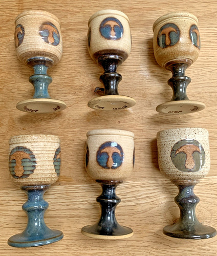 Set six vintage laugharne - set,