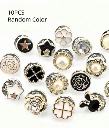 Women shirt brooch buttons - brooch,