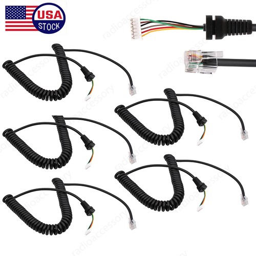 5pcs mic cable for yaesu - 5pcs, mh-48