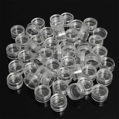 Clear plastic cosmetic - clear,