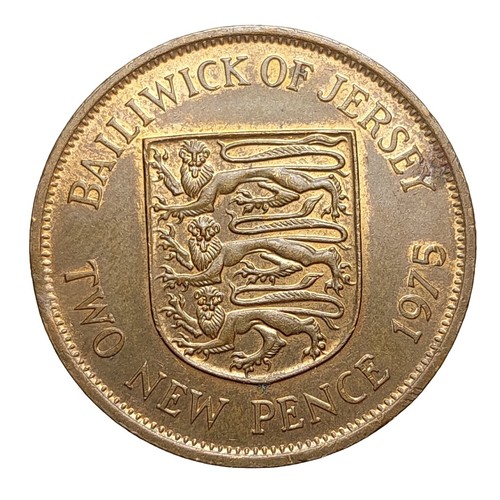 Jersey new pence 1975 bronze - jersey, 2