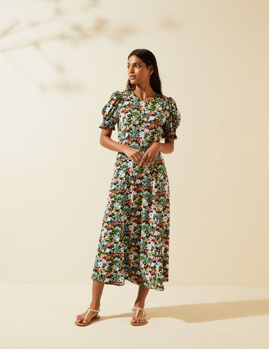 Ghost midi tea dress - m&s,