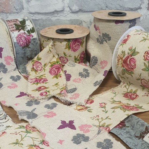 Decorative hessian ribbon - decorative,