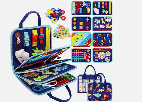 Montessori busy board sensory - board,