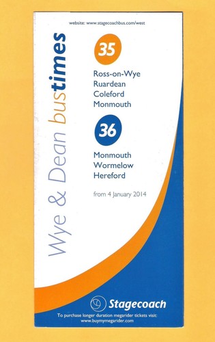Stagecoach west timetable - west, ~