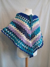 Handmade crochet blue lilac