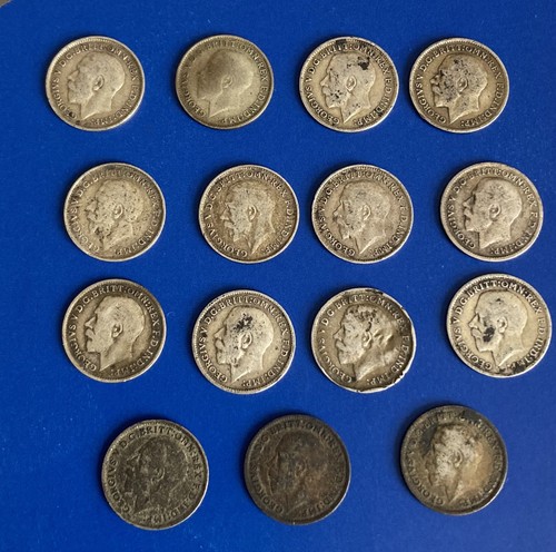 Job lot george v silver - of,