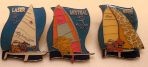 Olympic games sailing enamel - games,