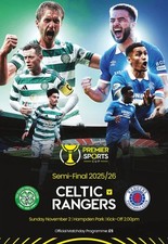 Celtic v Rangers 25/26 Premier Sports Cup Semi-Final programme - Pre-order
