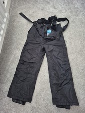 Trespass Protekt+ Kids' Ski Trousers Waterproof, 5000 Membrane, Size 5/6