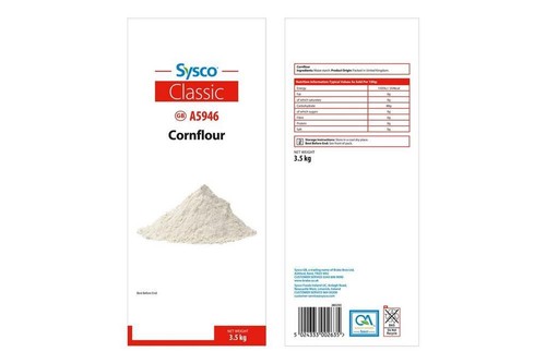 Sysco classic cornflour 5kg - cornflour, 3.5kg