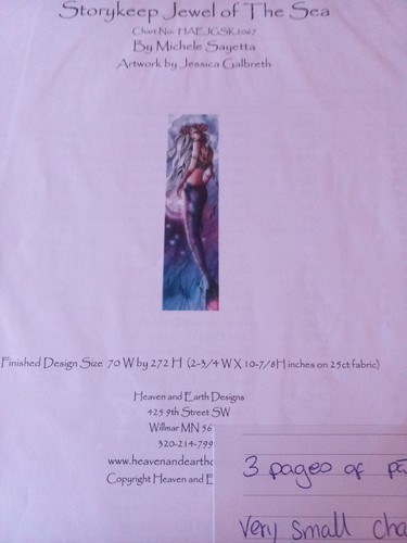 Cross stitch chart - heaven, and