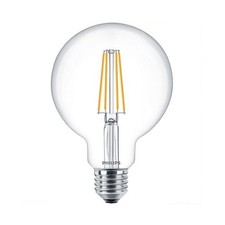 PHILIPS NON-Dimmable LED G93 E27 2700K Clear GLOBE LED Filament Bulb 7W