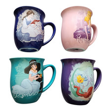 Disney Store Princess Large Mug Ceramic Choice of 4 Designs 450ml - Preloved VGC