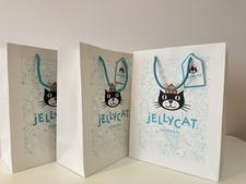 Set Of 3 JELLYCAT White Gift Bags -Great For Jellycat Themed Party& Packaging ?