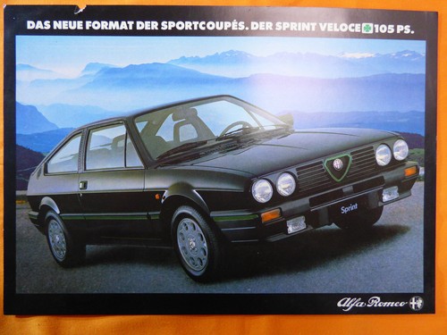 Alfa romeo sprint veloce - romeo,