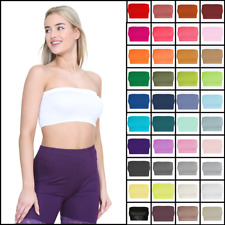 Womens Strapless Top Bandeau