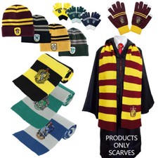Harry Potter Gryffindor Slytherin Ravenclaw Hufflepuff Beanie Hat Scarf  Glove