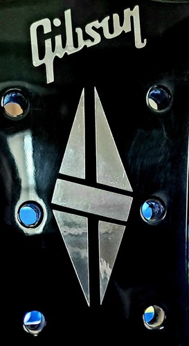 Gibson guitar headstock logo - guitar,