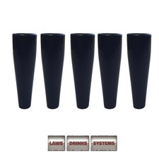 Beer Tap Nozzle Black Plastic