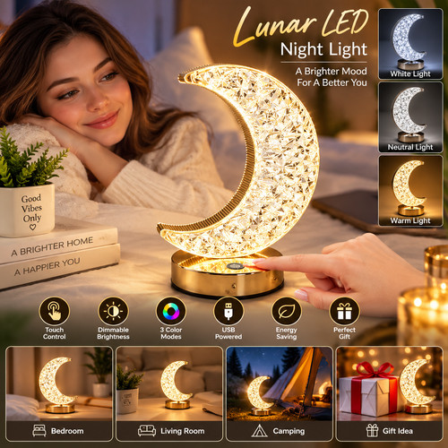 Lunar moon lamp - lunar, led