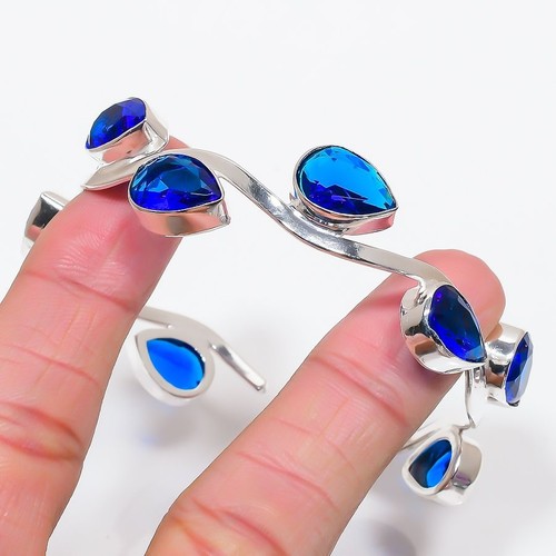 Blue tanzanite gemstone 925 - blue,