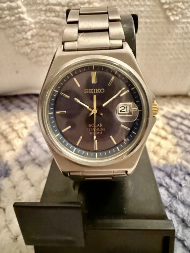 Seiko solar titanium v145 0ak0 - solar, v145-0ak0
