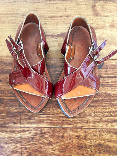Hand made mexican burgundy - made,