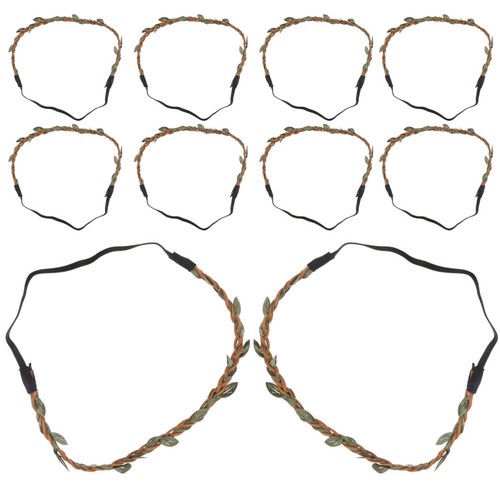 Brown woven vine headband - vine,