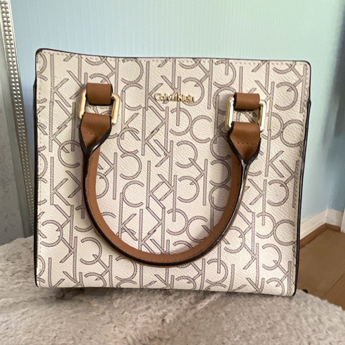 Calvin klein monogram tote bag - klein,
