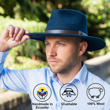 Premium fedora felt hat - fedora,