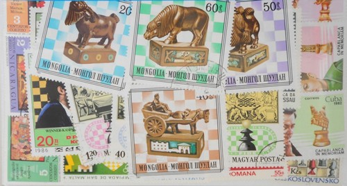 Chess stamps - stamps, (m111)