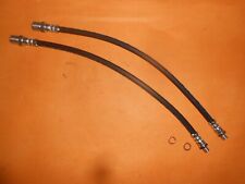 SINGER GAZELLE Mk5 Mk6 (1963-67) FRONT BRAKE HOSES PAIR - 430mm length