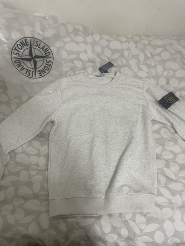 Stone island white jumper size - jumper,