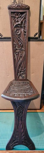 Vintage carved hard wood - carved,