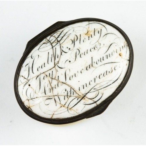 Antique bilston enamel - cb,