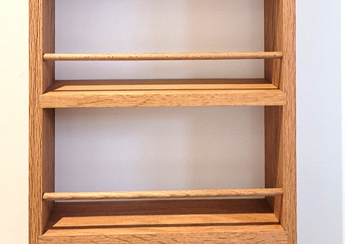 Solid oak spice rack - rack, 2